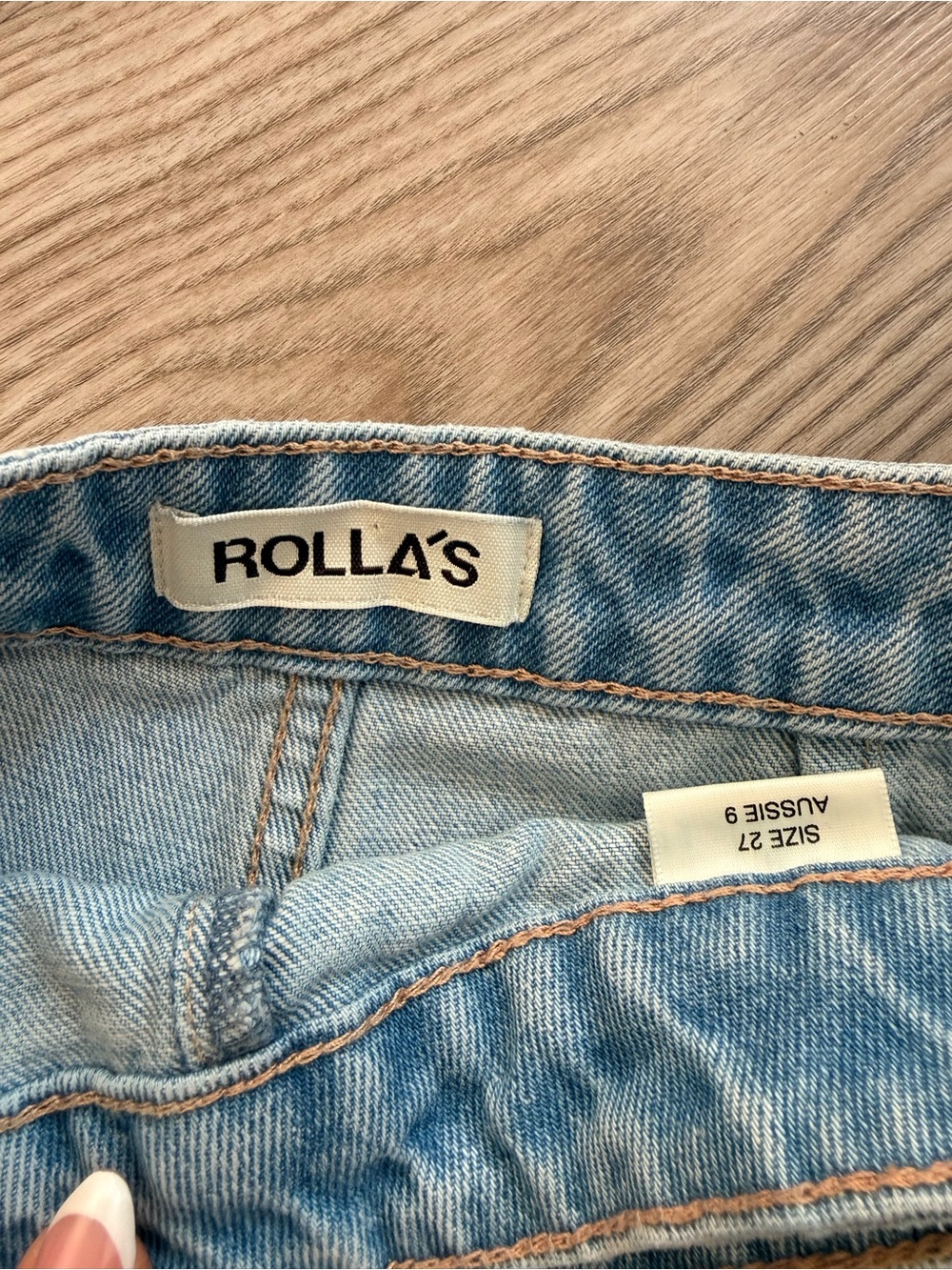 ROLLA'S Light Blue High-Rise Denim Jeans